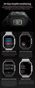 TWS 2-in-1 With Headset Smart Watch Bluetooth Call Men Watch GPS Track SmartWatch Heart Rate Monitor Play Music Watch