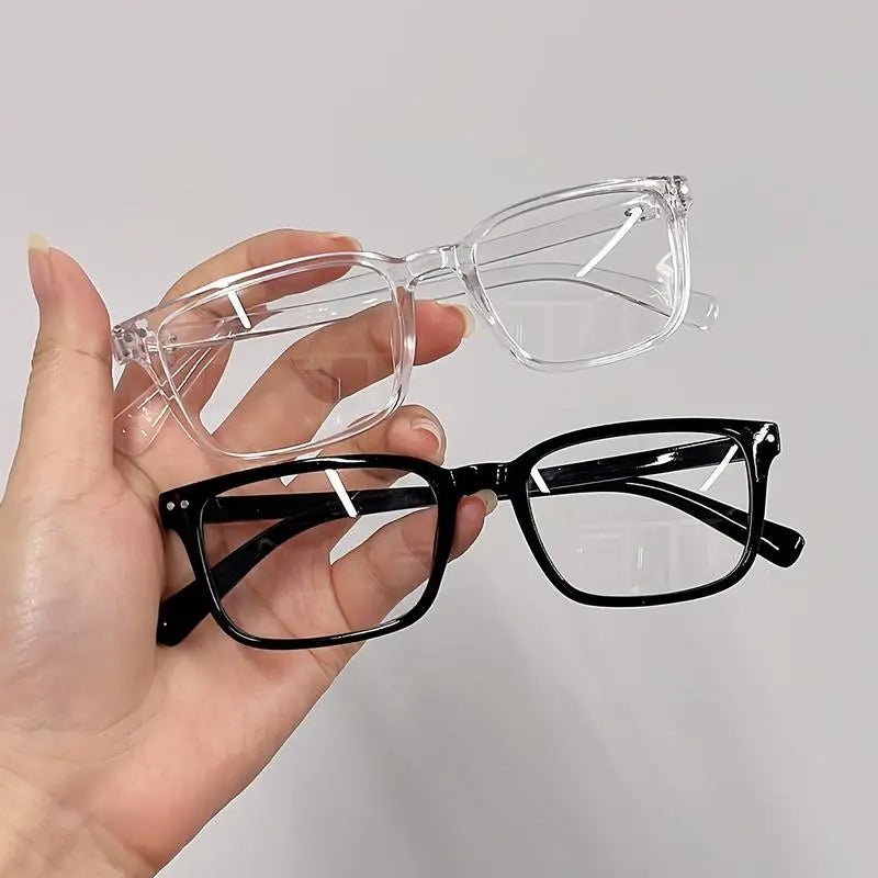 GadgetEra™ Blue Light Blocking Glasses (2-Pack) – Vintage Square Frame for Work & Study